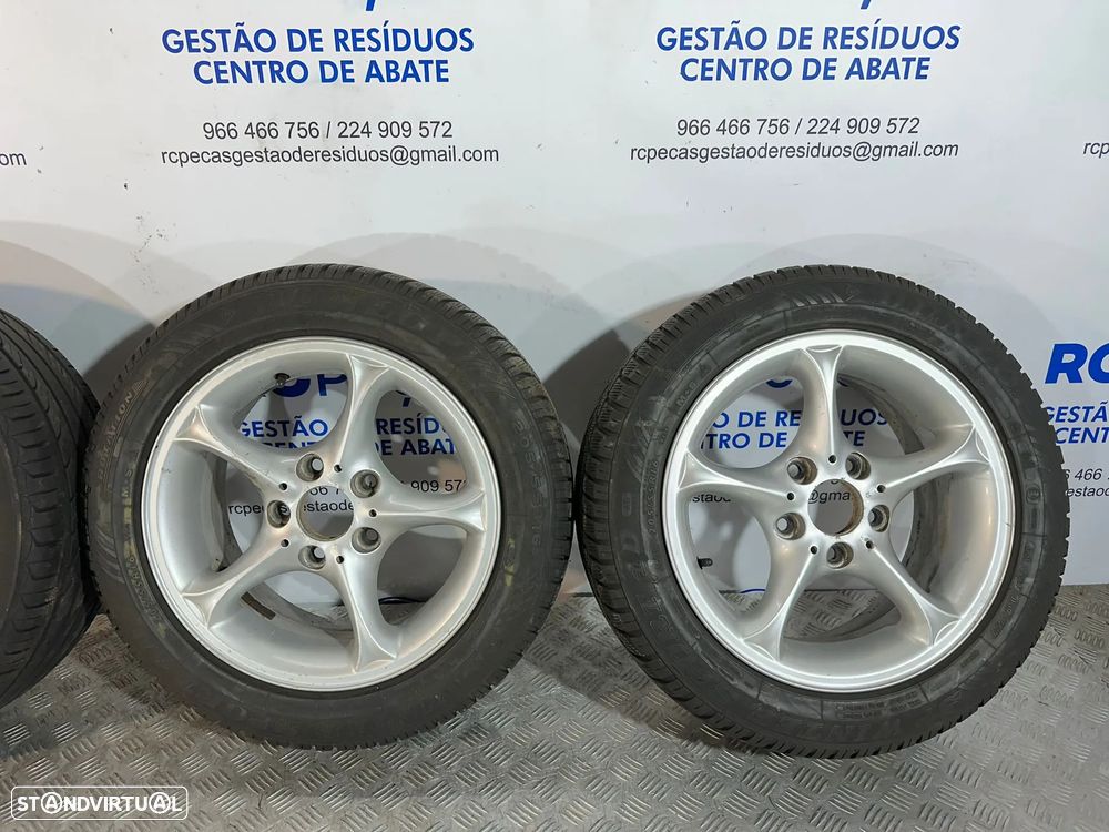 .Conjunto Jantes 16 Originais BMW Style 102 5x120 ET47 7J 6758187 2003 - 2008 - 4
