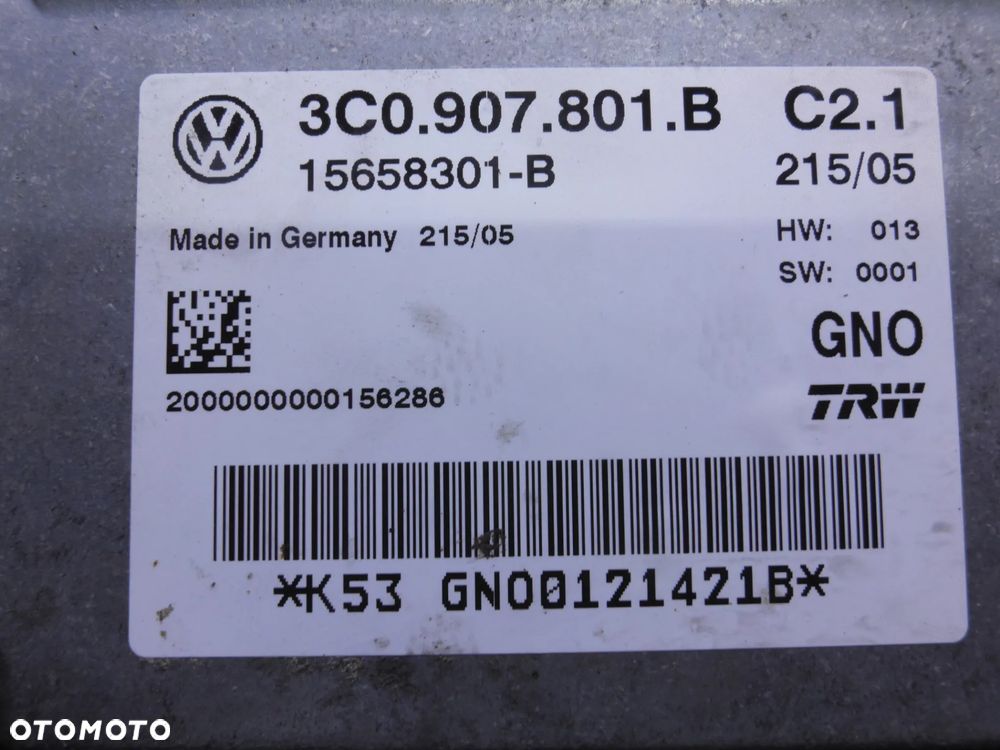 MODUŁ HAMULCA RĘCZNEGO VW PASSAT B6 3C0907801B POSIADAM 2 SZT - 5
