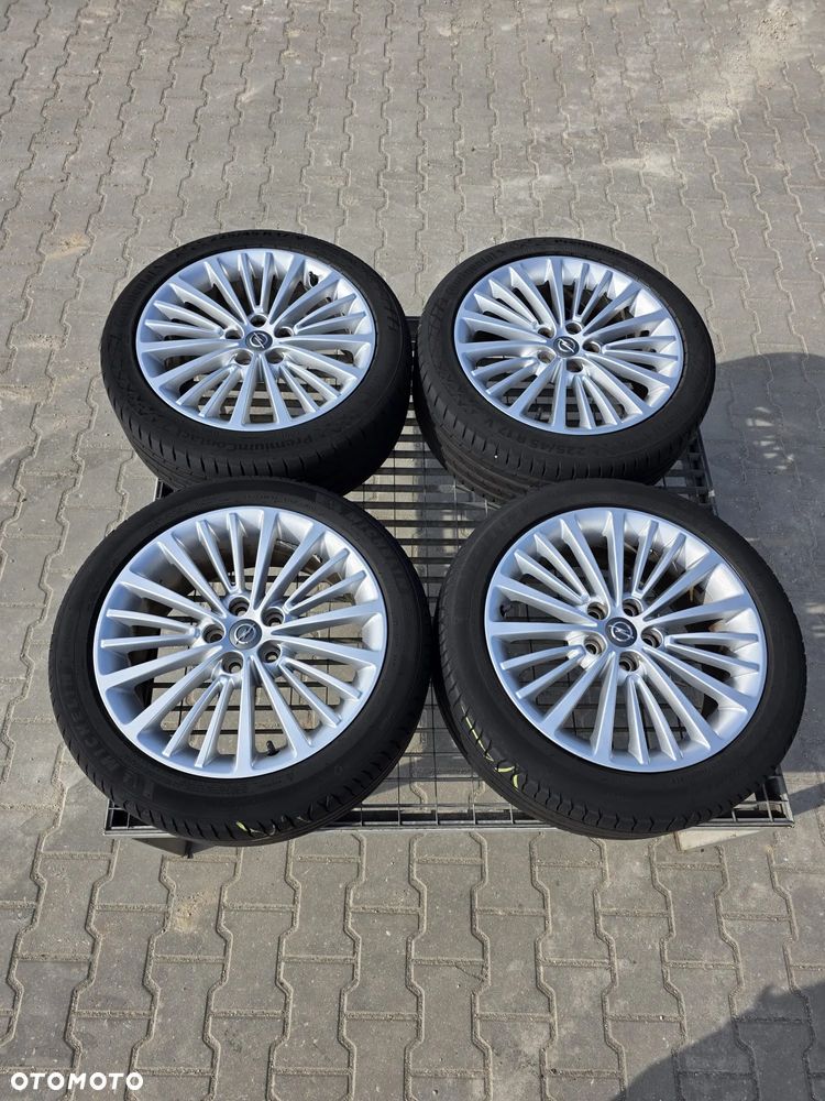 Astra k mokka astra j 5x105 r17 Opony 225/45 r17 2x michelin 21r 2x continental 23r czujniki tpms w komplecie - 1