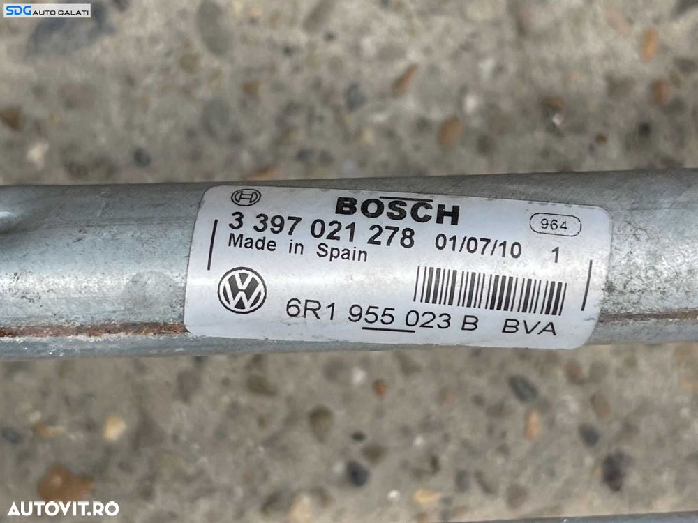 Ansamblu Brat Brate Stergatoare Parbiz Fara Motoras Volkswagen Polo 6R 2010 - 2018 Cod 6R1955023B 3397021278 [C4276] - 4