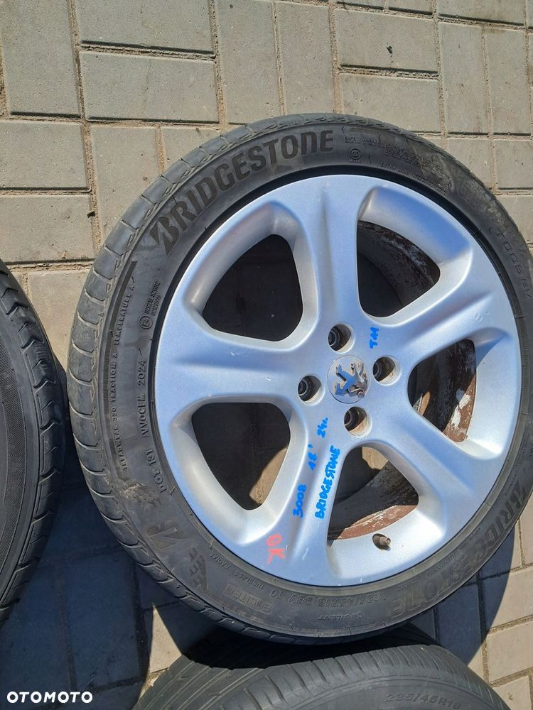 peugeot 3008 felgi aluminiowe 18" 9685121480 7,5j et29 4x108 - 8
