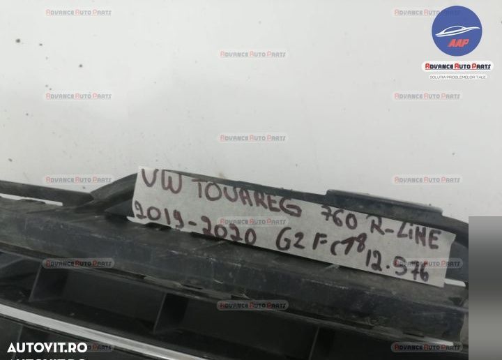 Grila Proiector Dreapta R Line originala Volkswagen VW Touareg generat - 8