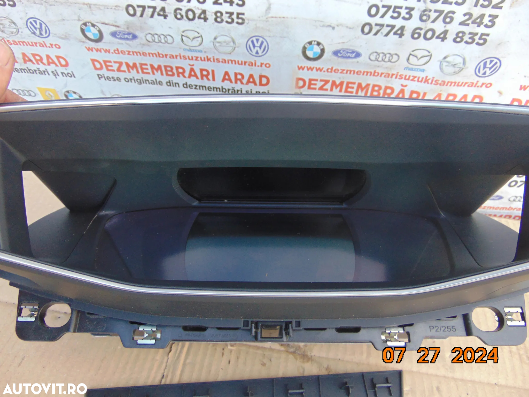 Display ceasuri bord Peugeot 208 dupa 2019 2008 3008 c0d 9822060280 - 3