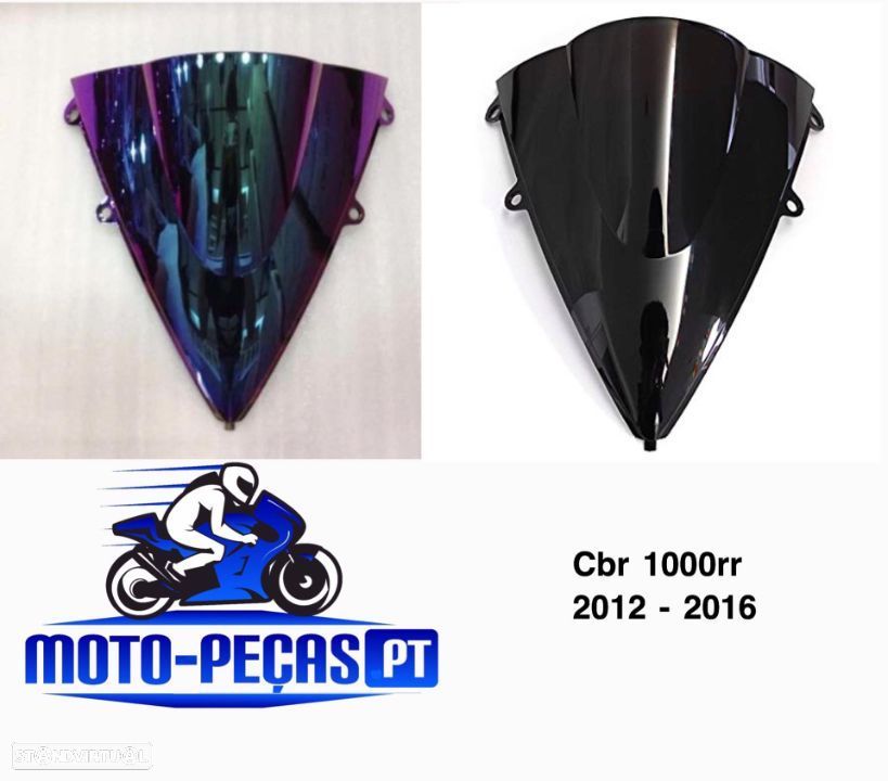 Viseira honda cbr 1000rr ano 2012 ate 2016 vidro bolha fireblade 1000 rr - 1