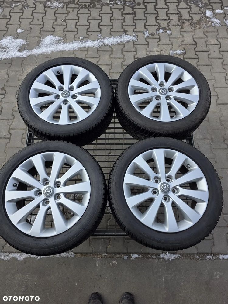OPEL ASTRA J ZAFIRA C INSIGNIA B KOŁA 5X115 FELGI ALUMINIOWE R17 OPONY 225/50 ZIMOWE DUNLOP +CZUJNIKI TPMS - 3