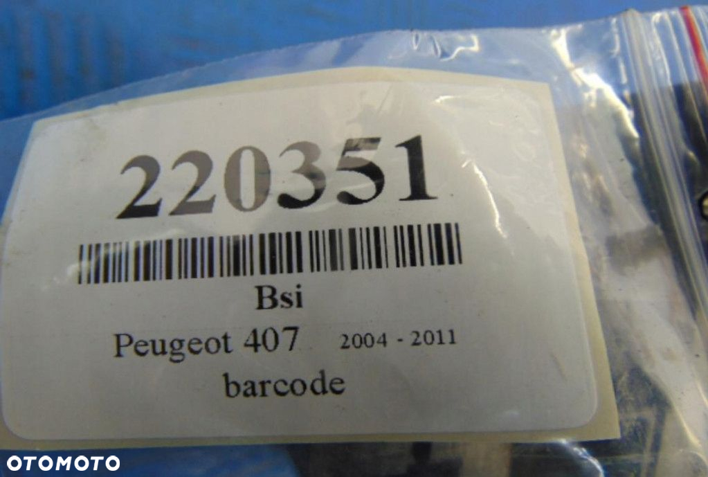 PEUGEOT 407 MODUŁ BSI 9654815780 - 7