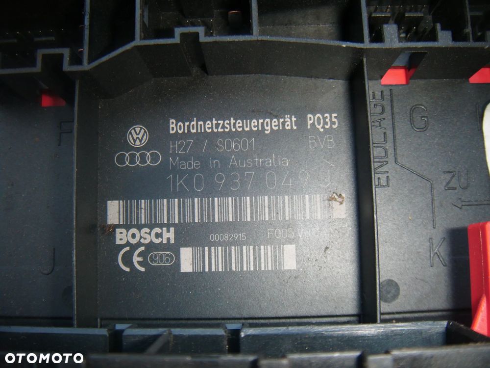 vw golf V 2.0 tdi skrzynka BSI 1k0937049j - 2