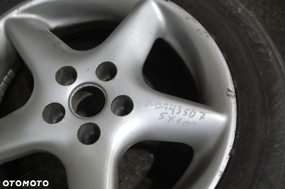 KOŁA FELGI ALUMINIOWE 5X100 ET38 6J + OPONY LETNIE 195/65R15 2022R. SEAT LEON I TOLEDO II VW GOLF IV SKODA AUDI - 7