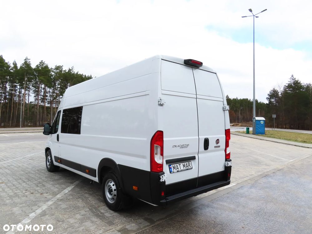 Fiat Ducato MAXI seria 8 MIXTO Doka Brygadowy Dubel 7-Mio Osobowy+1170 Kg Ładowności DMC 3500 Kg Rozstaw Osi 4035 mm Furgon L4H3 2.2 MultiJet3 H3-POWER 160 KM Android Auto/Carplay Serwis ASO Do Ostatniego Kilometra Gotowy Do Pracy STAN JAK NOWY POLECAM - 5