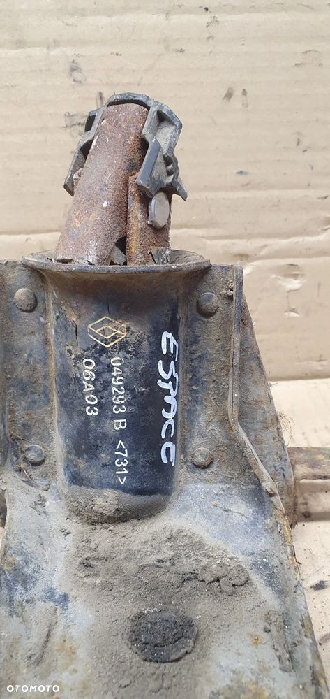 Winda mocowanie koła zapasowego Renault Espace IV 049293B - 5