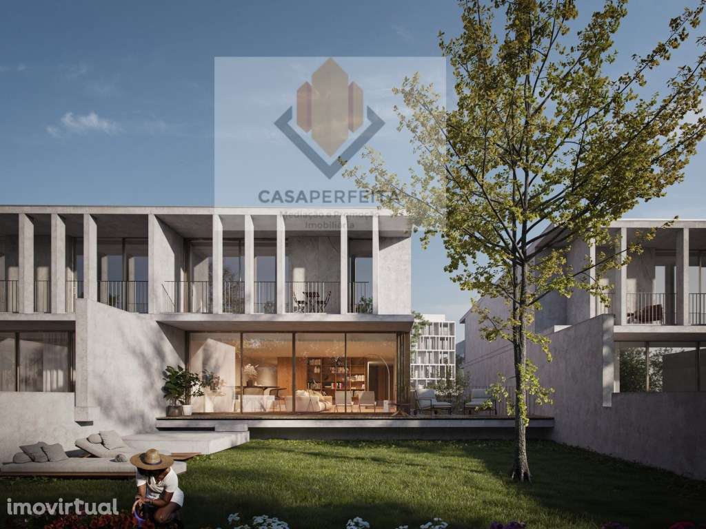 Moradias V3 Novas De Luxo com Jardim, Terraço e Varandas - Arcozelo - Grande imagem: 4/9