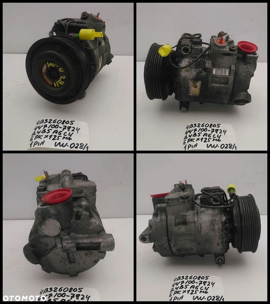 VW NR01-NR50 KOMPRESOR KLIMATYZACJI AUDI SEAT SKODA SPRĘŻARKA  AUKCJA (1) - 9