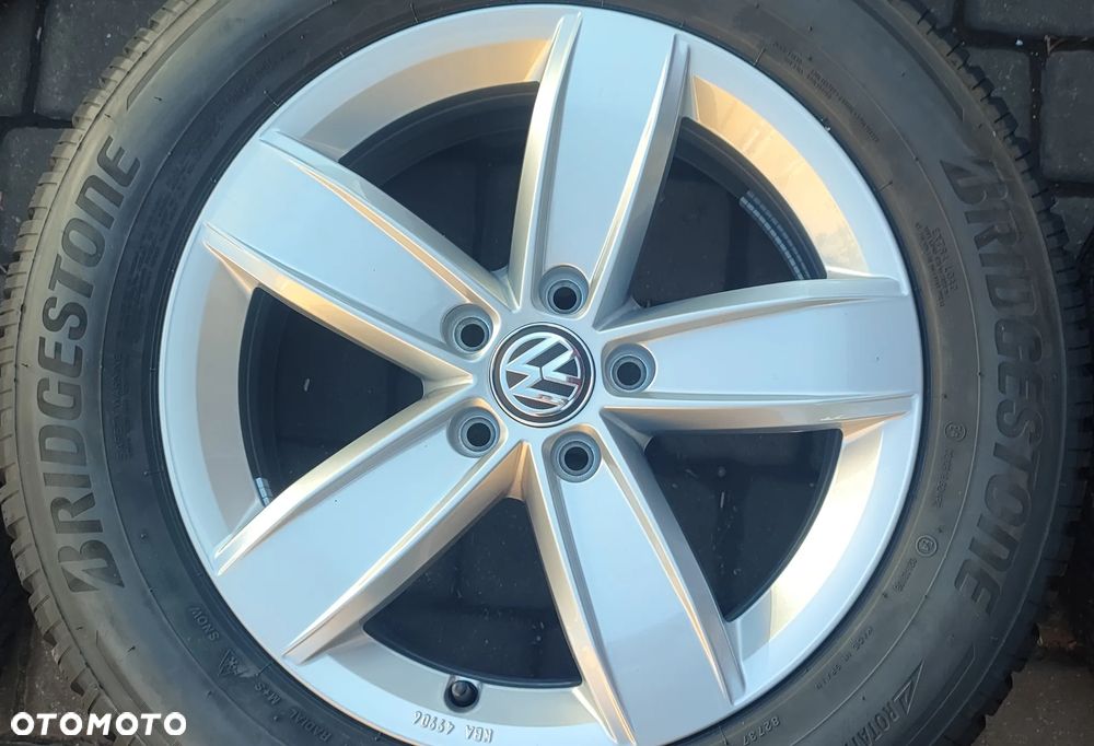 Koła Zimowe Felgi Aluminiowe Vw Tiguan II 17 Cali 5x112 6,5Jx17 Et38 Bridgestone 215/65/17 103H 4x6,7-7,5mm 2021r Idealne !! Starogard Gdański - 2
