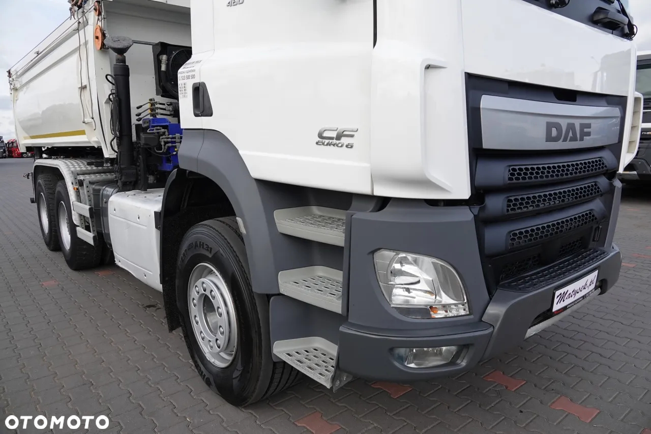 DAF CF 460 / 6x4 / WYWROTKA / HYDROBURTA / + HDS PM 18.5TP wysów: 11 M / STEROWANIE RADIOWE / ROTATOR / ŁYCHA / EURO 6 / 2018 ROK - 12