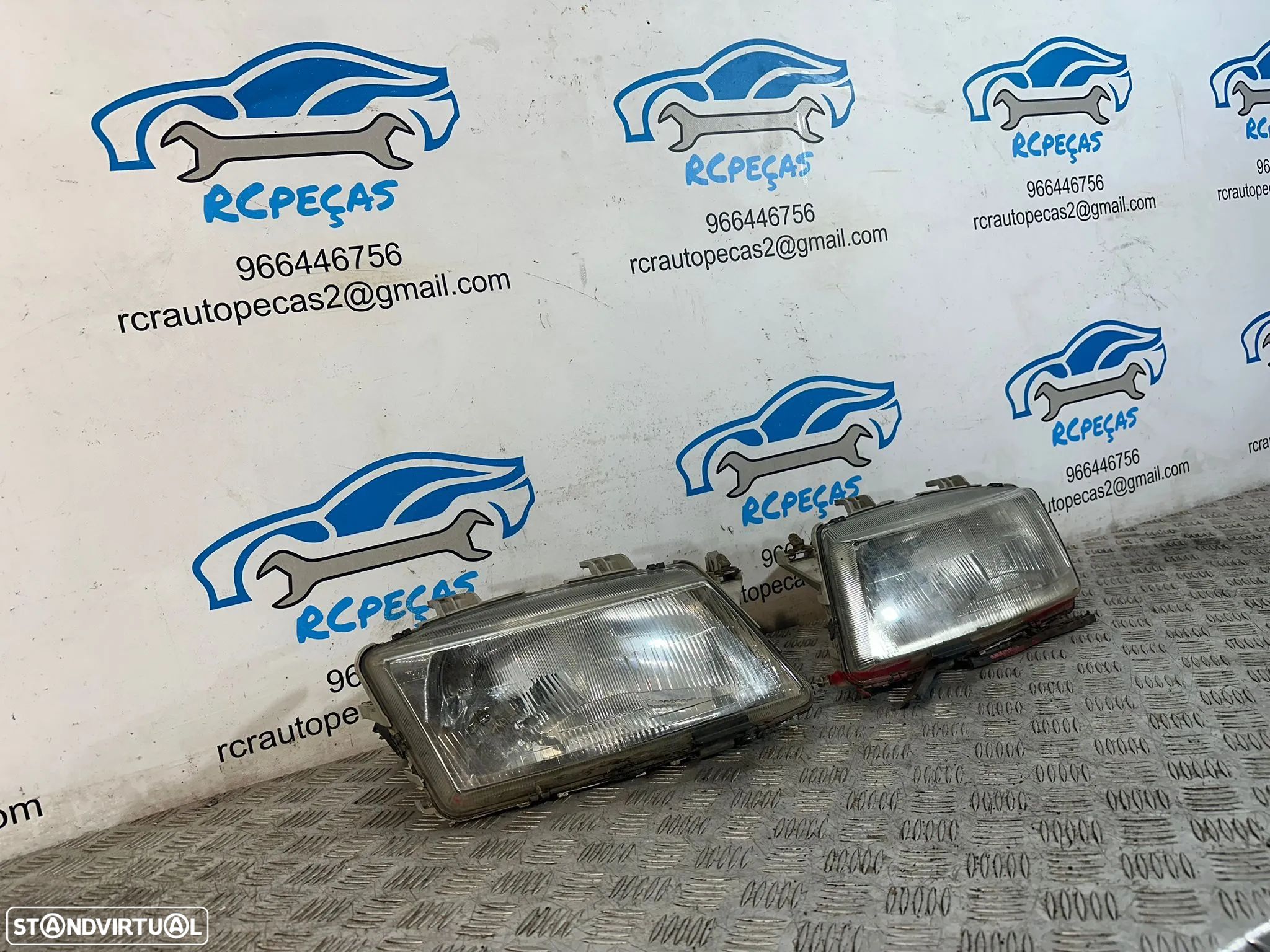 .Otica Farol Frontal Esquerda Direita Original Saab 93 9-3 YS3D 1998 – 2003 - 1