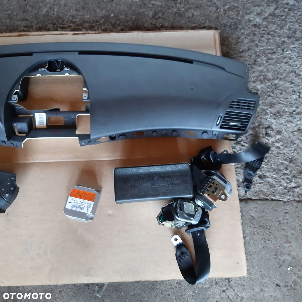 Kokpit Deska E-klasa W211 Pasy Poduszki Sensor - 4