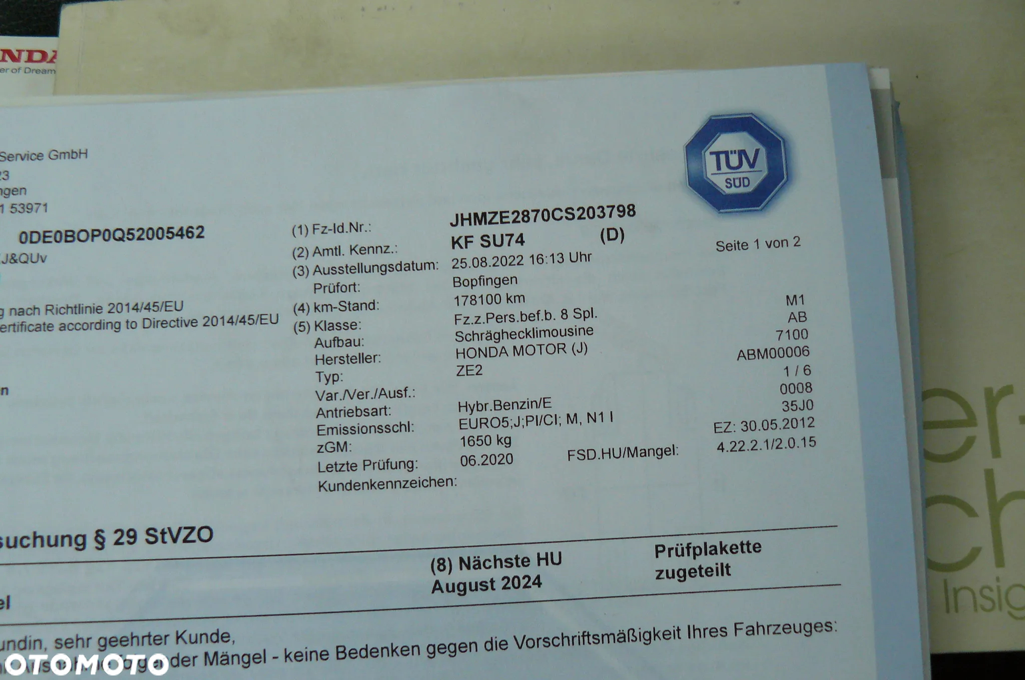 Honda Insight 1.3 - 35