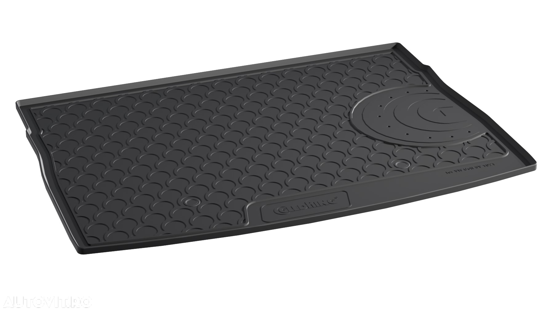 Tavita portbagaj Vw Golf Sportsvan, 2014 -> prezent, ptr podea inaltata, din cauciuc Rubbasol, marca Gledring - 2