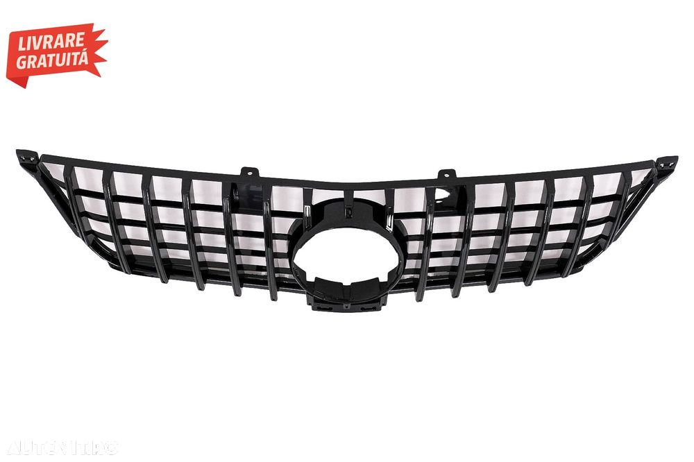 Grila Centrala Mercedes ML-Class W166 (2012-2014) GT-R Panamericana Design Black- livrare gratuita - 5