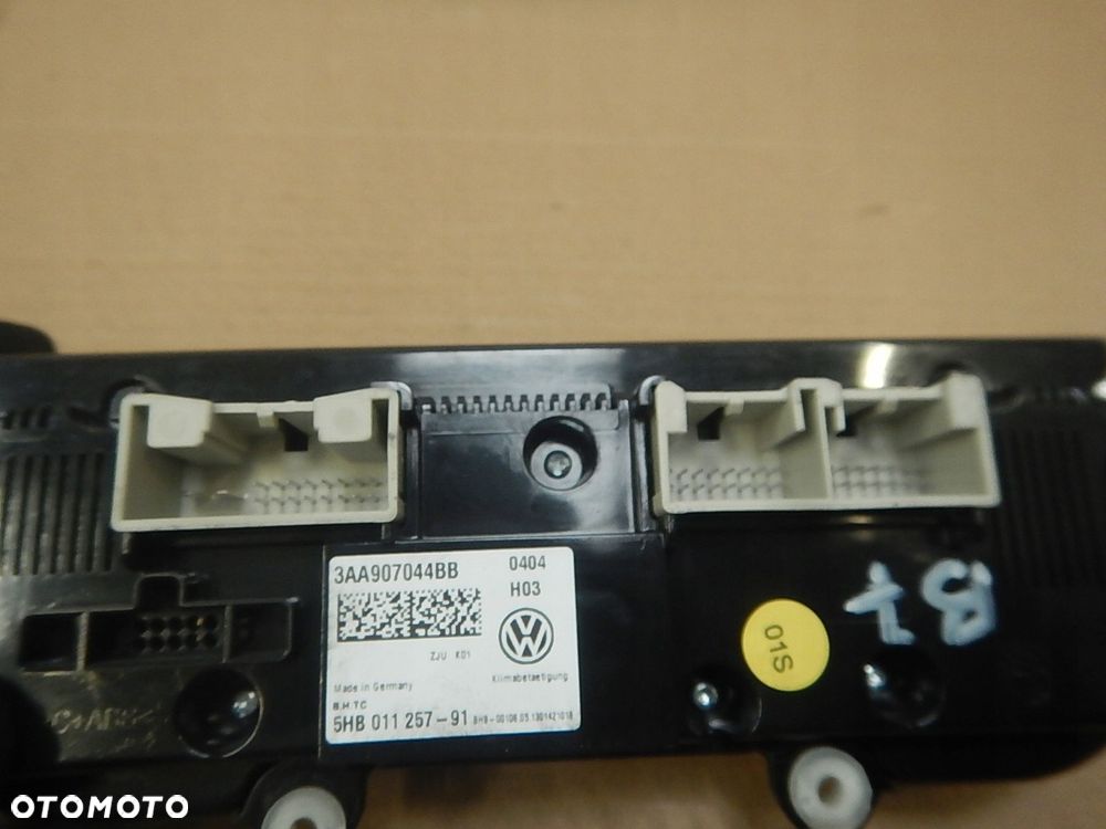 panel klimatyzacji podgrzewanie foteli vw passat b7 3aa907044bb - 6