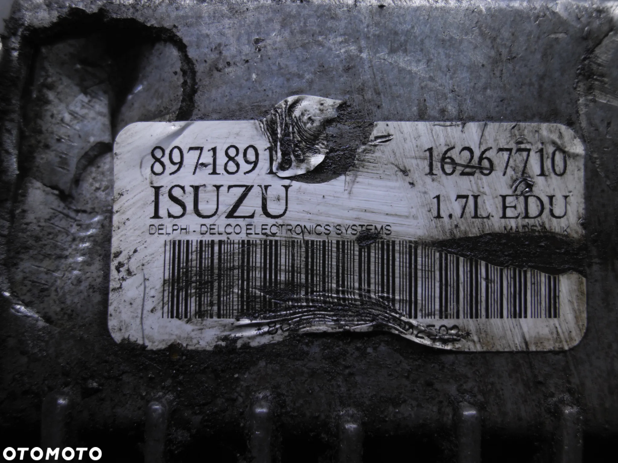 STEROWNIK POMPY OPEL ISUZU 1.7 8971891361 16267710 - 3