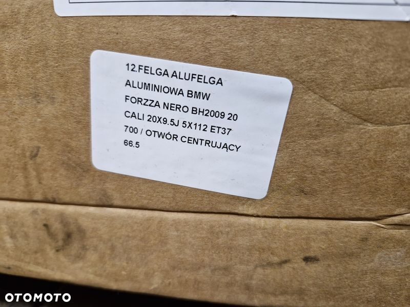 FELGA ALUFELGA ALUMINIOWA BMW FORZZA NERO BH2009 20 CALI 20X9.5J 5X112 ET37 - 9