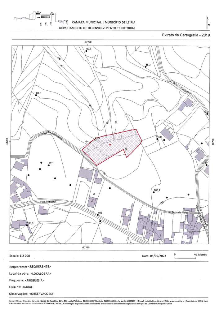 Terreno rústico, em zona calma e tranquila,  a 15 minutos de Leiria. - Grande imagem: 3/6