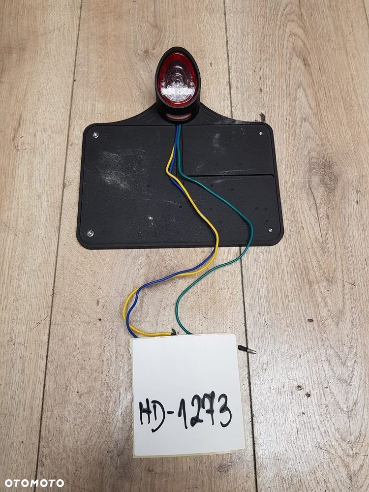 Uchwyt tablicy boczny lampa Harley Chopper Cruiser - 1