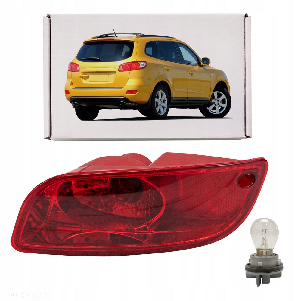 hyundai santa fe ii cm 2006-09 lampa przeciwmgielna tylna prawa 924092 - 1