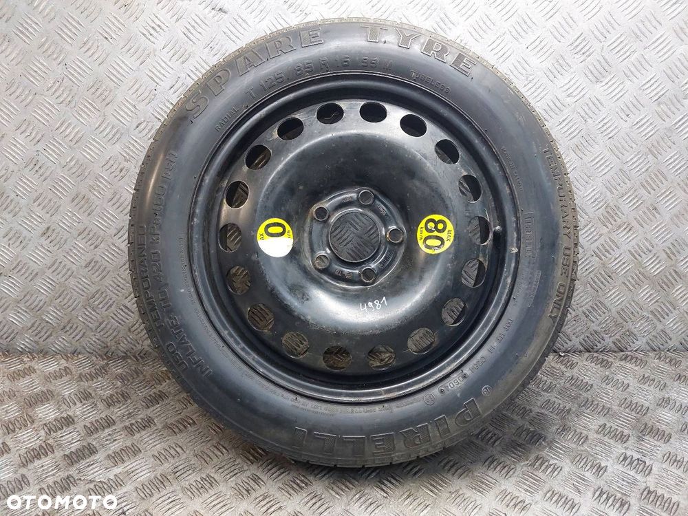 DOJAZDÓWKA 5X110 4Jx16 ET41 FI65,1 125/85R16 2004R PIRELLI SAAB 9-3 II - 1