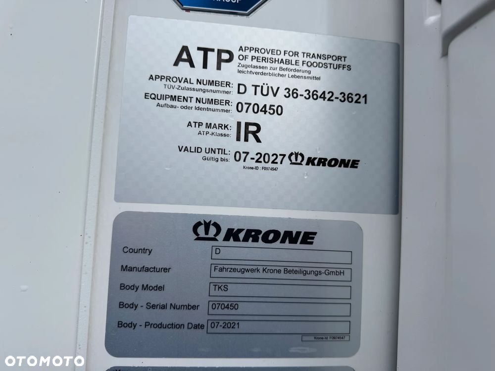 Krone Chłodnia ,Doppelstock ,Wynajem,  Carrier Vector 1550 - 32