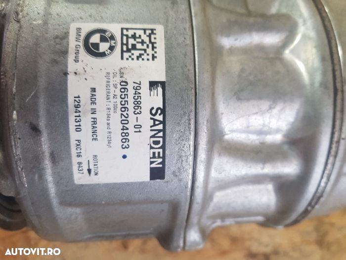 Compresor Clima AC Bmw G30 G31 G11 G12 G32 2.0 d Motor B47 Cod - 2