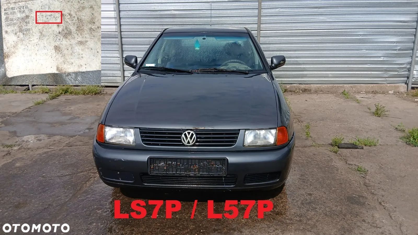 Tylko części VW POLO III 6V2 6K2 classic 1.4 mpi AEX 60km 44kw sedan 95r–99r lakier Ls7p L57p - 1