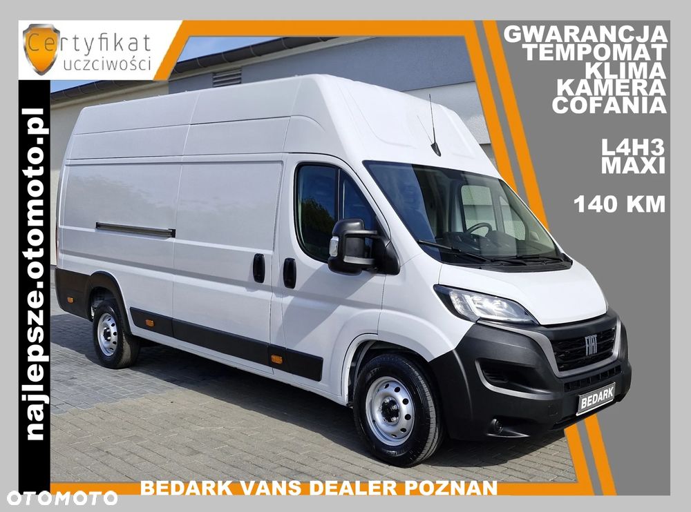 Fiat Ducato, L4H3 MAXI, kamera cofania, tempomat, klima