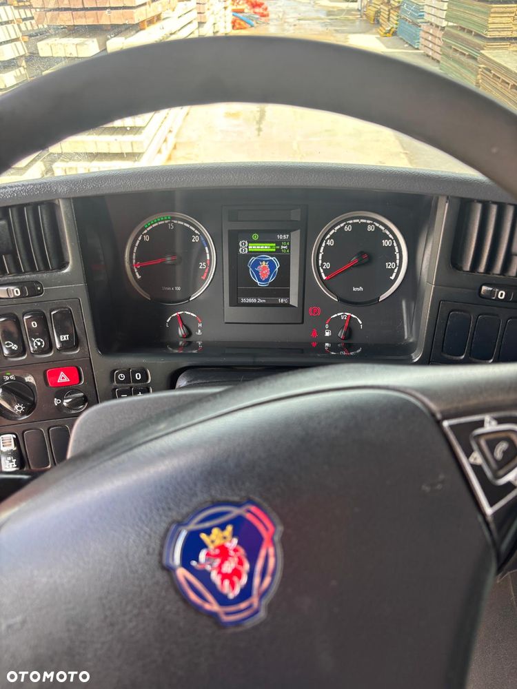 Scania P400 * WYWROTKA 6,20 + HDS PALFINGER PK 27001 * 8X4 - 6