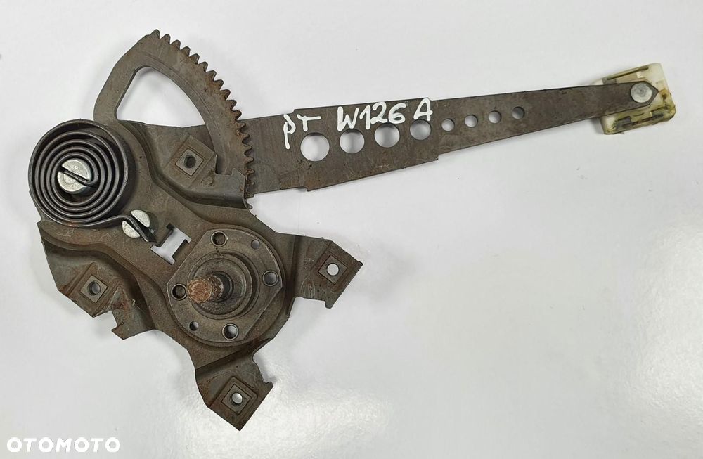 MECHANIZM SZYBY PRAWY TYŁ TYLNY MERCEDES W126 - 1