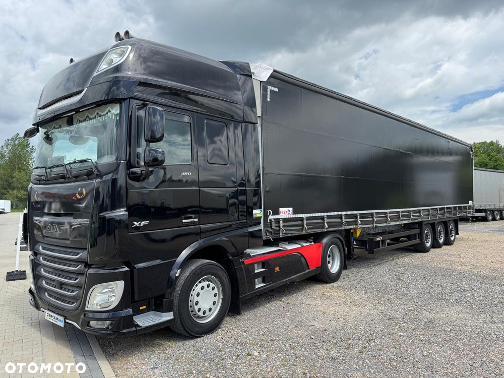 DAF XF 480 FT SSC standard‼️Zestaw Schmitz VARIOS ‼️DUZA NAVI * XENON * STANDARD * KLIMA POSTOJOWA * ZBIORNIKI 1435‼️Firma Transportowa I-właściciel