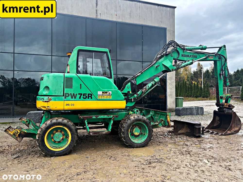 Komatsu PW 75 R KOPARKA KOŁOWA 2000r. | Komatsu pw 98  liebherr 308 309 310 wacker 9503 terex 70 Yanmar 95 - 22