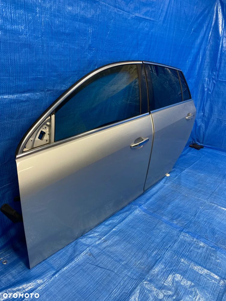 OPEL INSIGNIA A DRZWI LEWE LEWY PRZÓD PRZEDNIE TYŁ TYLNE SREBRNE Z176 KOMPLETNE - 4