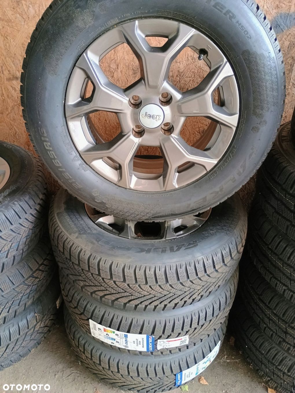 NOWE KOŁA ALU zimowe JEEP AVENGER ORYGINAŁ 52197380 215/65/16 NOWE - 1