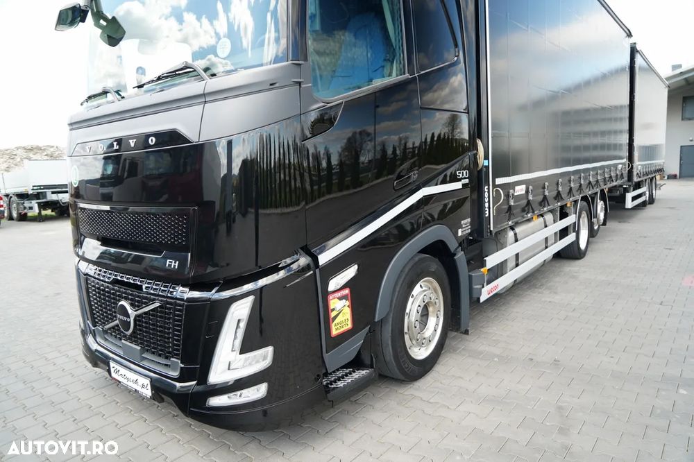 Volvo FH 500 / COMBINAT TANDEM / 120 M3 / TRANSIT / I-SAVE / AER CONDIȚIONAT PARCARE / DIRECȚIE PUNTE RIDICATĂ / ȘINCĂLĂTORI CAMION / WECON / 2025 - 14