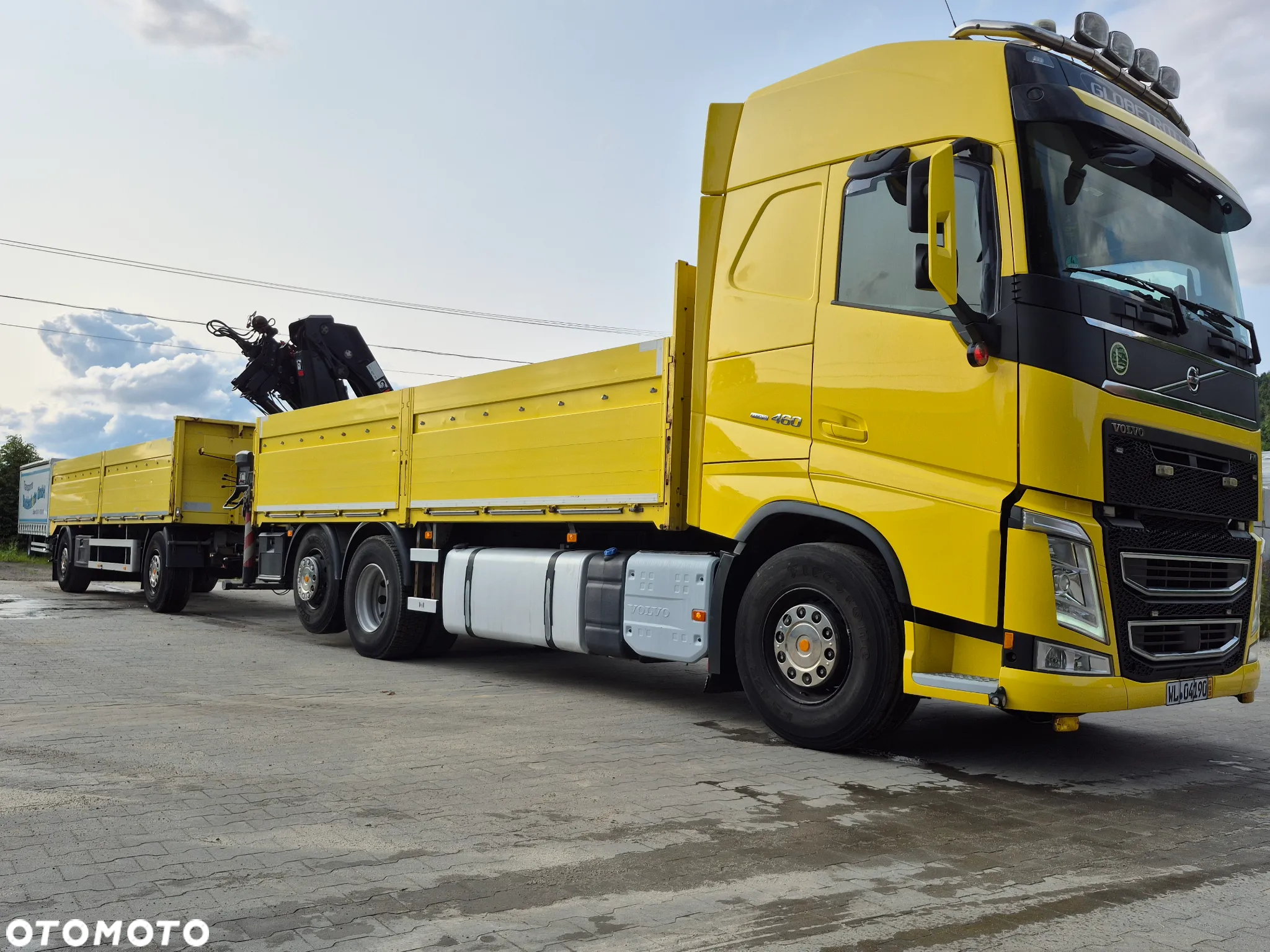 Volvo ZESTAW VOLVO 460 +HIAB 211EP-3 HIDUO +ROTATOR +PRZYCZEPA - 3