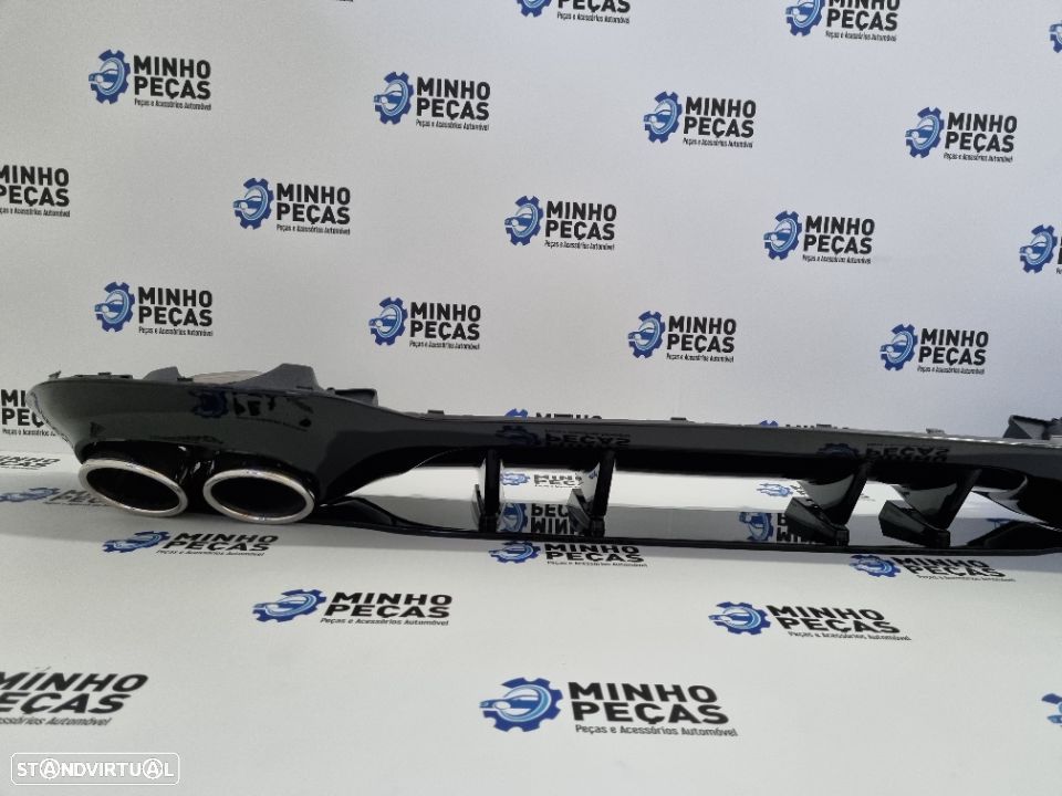 Difusor Traseiro Mercedes Class A (W177) Look A45 (Ponteiras Cromadas) - 8