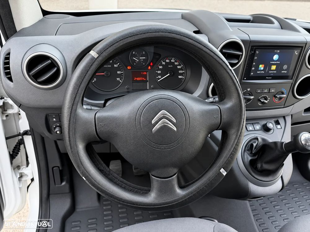 Citroën BERLINGO 1.6 HDI 90 CV - LONGA - 3 LUGARES - 24