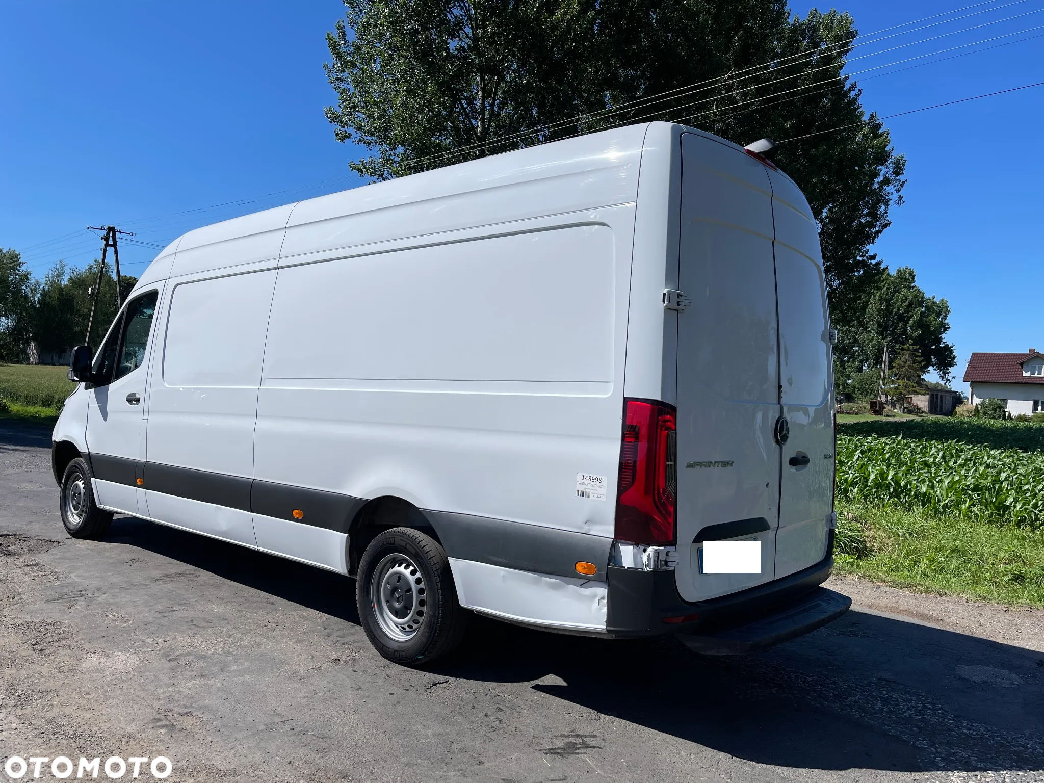 Mercedes-Benz Sprinter W907 MAXI MAX DŁUGI 316 CDI 2.2 CDI 163 KM Navi Tablet Klima Kamera cofania LED - 7