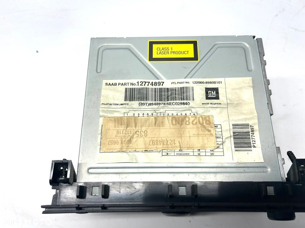 SAAB 93 9-3 RADIO ORGINALNE CD 2007- 2011 08- lift 12774897 - 2