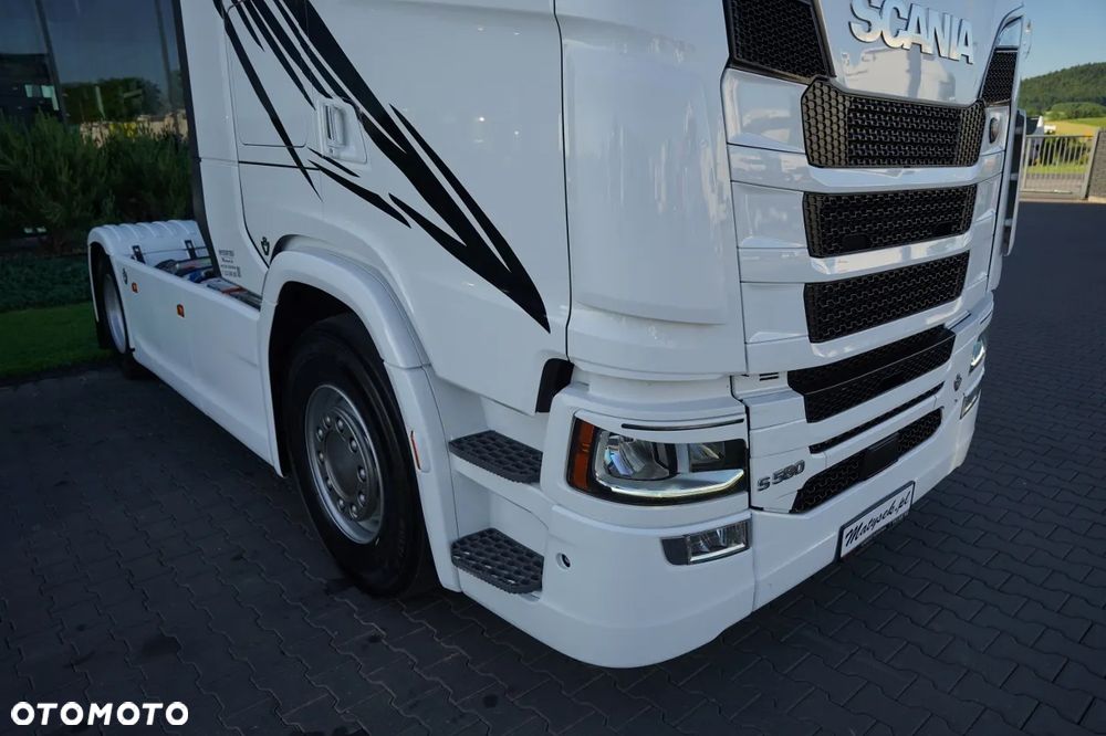 Scania S 580 / V8 / RETARDER / KLIMA POSTOJOWA / CAŁA NA PODUSZKACH / SKÓRY / - 10
