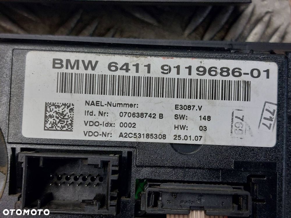 PANEL NAWIEWU BMW E90 E91 9119686 6962591 - 3