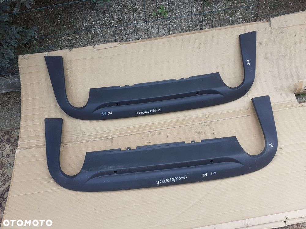 Spoiler zderzak tył Volvo S60 II 07-13r 30795031-1 - 3