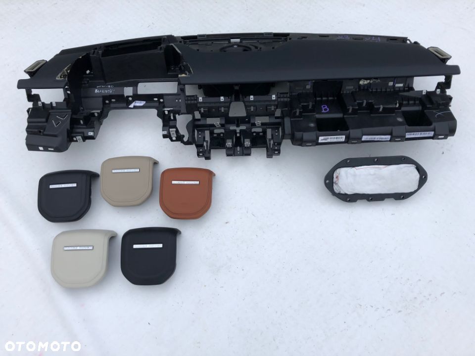 RANGE ROVER VELAR DESKA KONSOLA KOKPIT PULPIT PÓŁKA PARAPET PODUSZKI AIRBAG PASY PAS oryginał OKAZJA - 4
